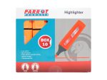 Highlighter Marker Box (10 Markers - Orange)