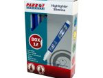 Slimline Marker Highlighters (Box of 12 - Blue)