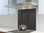 Metallic Black Hob Splashback (598 x 650 x 6mm)