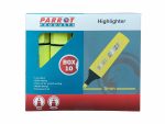 Highlighter Marker Box (10 Markers - Yellow)
