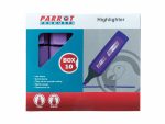 Highlighter Marker Box (10 Markers - Purple)