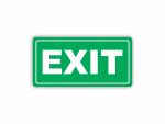 Exit Symbolic Sign - Printed on White ACP (150 x 300mm)