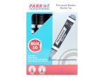 Permanent Markers (Bullet Tip - Box 10 - Black)