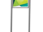 Poster Frame Stand (A0 - Double Sided - Castors)