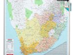 Map Board - South Africa (1230*1230mm - Magnetic White)