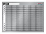 Cast Acrylic Yearly Planner (Cast Acrylic - 600 x 450mm)