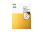 Cricut Printable Vinyl Gold; 10 sheets 8.3 in x 11.7 in (21 cm x 29.7 cm); Requires inkjet printer; Compatible with Cr