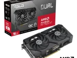 Asus Dual Radeon RX 7600 XT OC Edition 16GB GDDR6