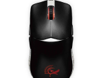 Ducky Mouse Feather Black and White - Omron D2FC-F-K 60M switches.