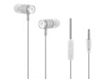 Pro Bass Catalyst Series Packaged Aux Earphone With Mic- Silver