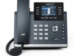 Yealink T44W, Gigabit Desktop IP Phone, with built-in Wi-Fi, Bluetooth and Dual USB ports, Excludes PSU