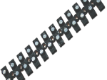 10mm 16A Black 12Way Strip Connector