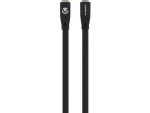 Volkano Slim series Type-C to Type-C cable black 1.2m