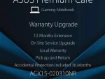 Asus ROG Warranty Upgrade 12-months On Site with 36-months Accidental Protection