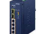 Planet Industrial 4-Port 10/100/1000T 802.3at PoE + 2-Port 100/1000/2500X SFP Ethernet Switch