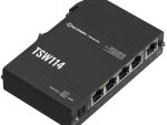 Teltonika Industrial 5 port Gigabit Switch, Supports auto MDI/MDIX cro