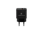 Volkano On-The-Go USB + Type-C 20W PD Wall Charger- Black OK