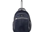 Volkano Orthopaedic Trolley Backpack 35L - Navy/ Grey