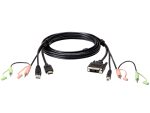 Aten 1.8m USB HDMI to DVI-D KVM cable with Audio