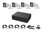 Hilook 4Ch 4x 2MP Bullet Cameras with 330GB SSD CCTV DIY Kit