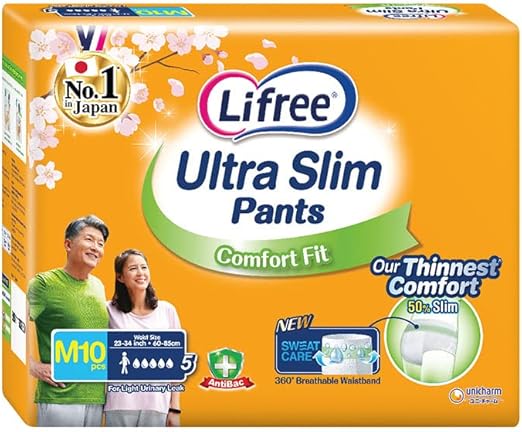 Rifley SEL-LUSM Lifree Ultra Slim Pants, White, Medium