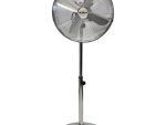 Alva Air 40cm Chrome Plated Finish Telescopic Pedestal Fan ? Adjustabl