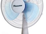 Pineware 40cm Desk Fan, 50W, Convenient Carry Handle, Oscillating Head, Adjustable Neck, 3 Speed Settings, 1 year warranty
