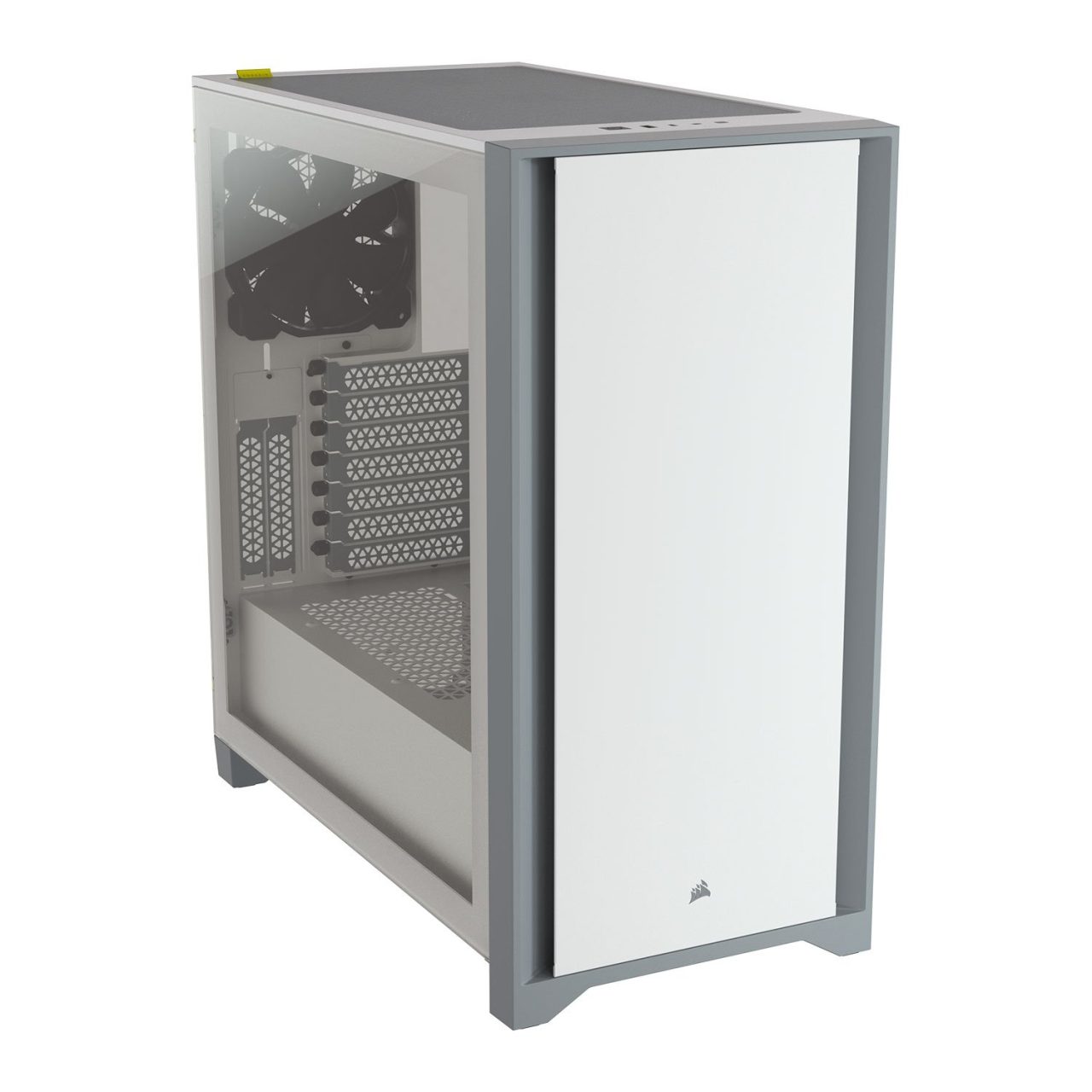 Corsair 4000D Tempered Glass Mid-Tower ATX Case — White