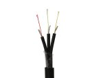 HT cable 100m 3 core blck slimline