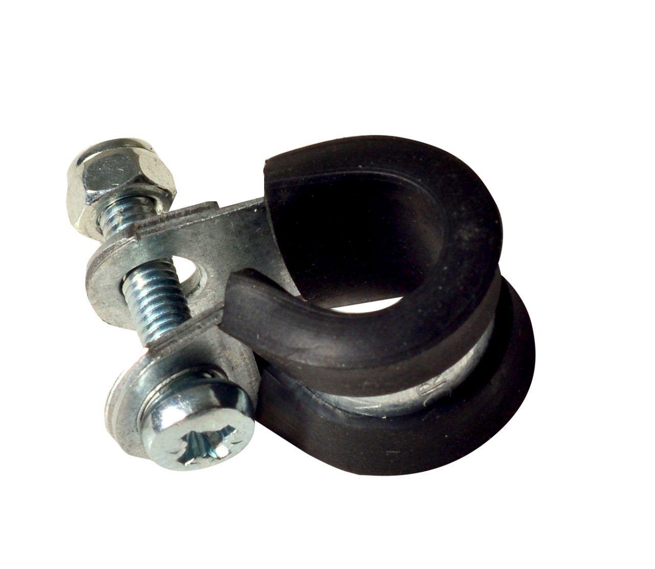 Rubber Clamp Corner Stay 10x12mm S/Steel