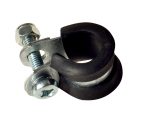 Rubber Clamp Corner Stay 10x12mm S/Steel