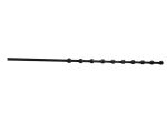 Sq tubing 10wire strght blck p/coat brck