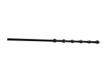 Sq Tubing 6wire Straight Black P/coated Bracket