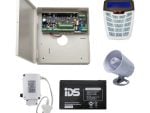 IDS X64, 8 Zone, Curve LCD Keypad, 15W Siren, 40VA PSU, 12V Batt
