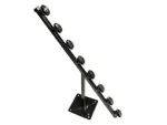 Sq Tubing T-Pole Shield 8 Wire P/Coated Black