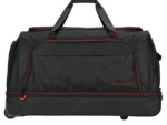 Travelwize Asteroid Trolley Duffle Black Red