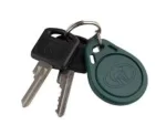 Solo & Lattice Green Keyring Tag