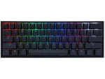 Ducky One 2 Pro Mini 60 Cherry MX Silent Red Linear Mechanical Wired Gaming Keyboard - Black