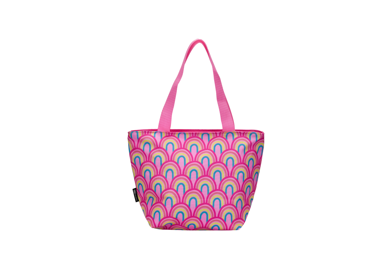 Quest Rainbow Value Lunch Bag Pink