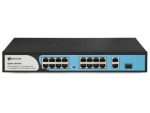 BDCOM 16-Port 100M PoE Switch (16-Port 100M PoE + 1 GE + 1 SFP) 180W P