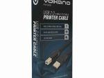 Volkano Print series USB printer cable 1.8 meter - black
