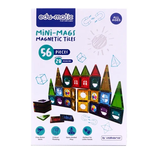 56 Magnetic Tiles , Windows and Stickers