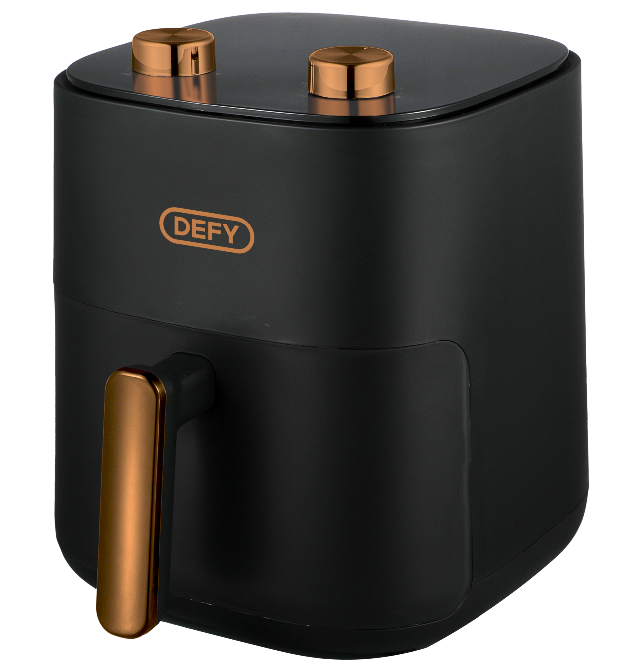 Defy 4.7L Manual Airfryer Black With Copper Accents - 4.7l Capacity, 1