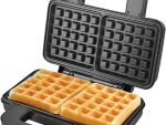 Sokany Dual Large Belgian Waffle Maker - Large Sized Dual Belgian Styl