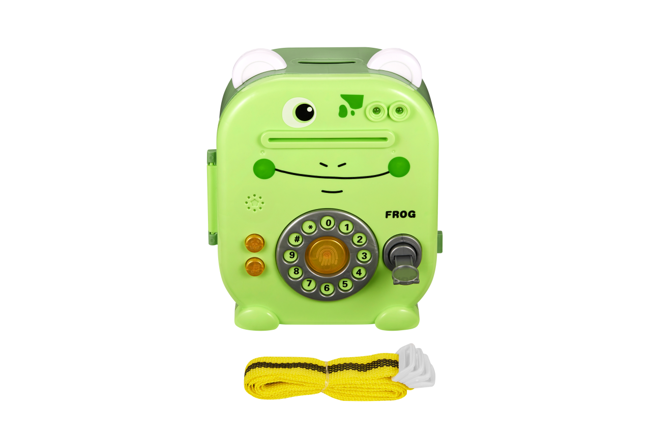 Volkano Kids Frog Series Money Saving Vault  Green