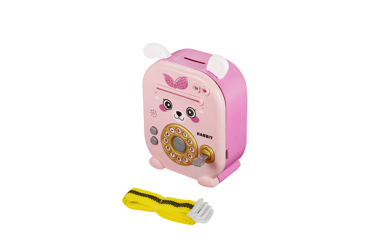 Volkano Kids Rabbit Series Money Saving Vault  Pink