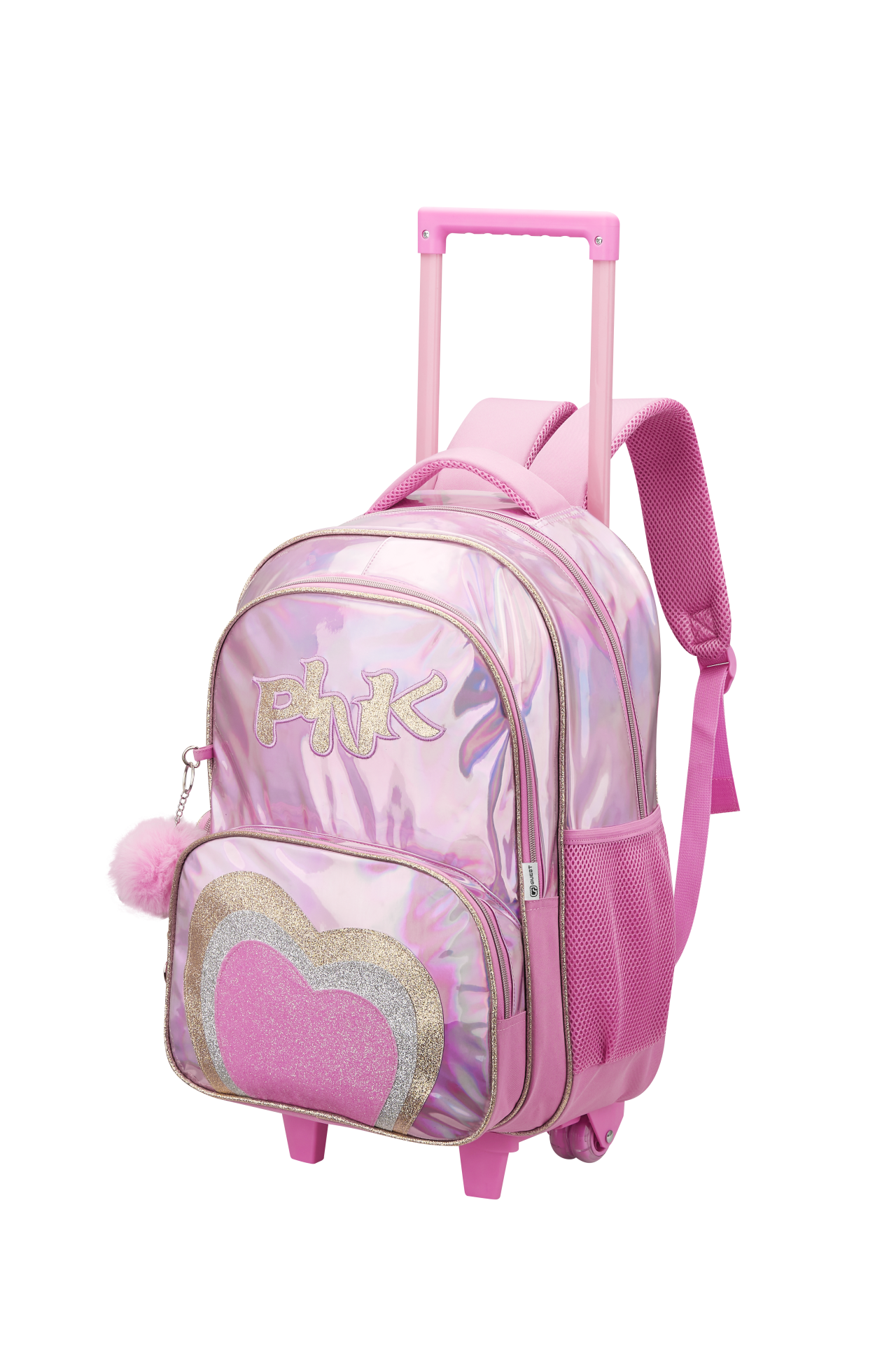 Quest Mirror-Glitz Trolley Backpack Pink