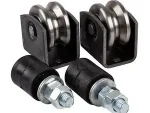 Radius Gate Wheels 80mm (Guides Incl)