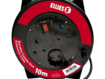 Ellies Heavy DUTY Medium Surge Protected Extention Reel 10m Black
