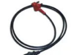 Dedicated SA plug to IEC 0.75x3 BK 1.80meter